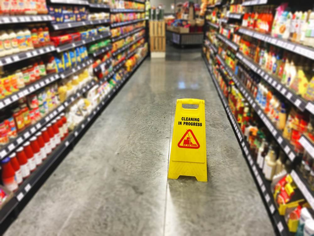 Slip and Fall in a Grocery Store