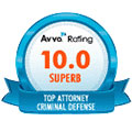 Avvo Rating 10.0 Superb — Top Attorney